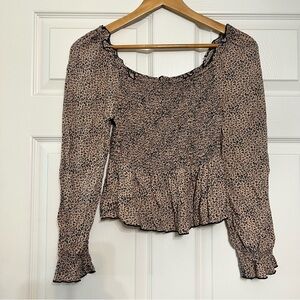 Leopard Print Women's Top